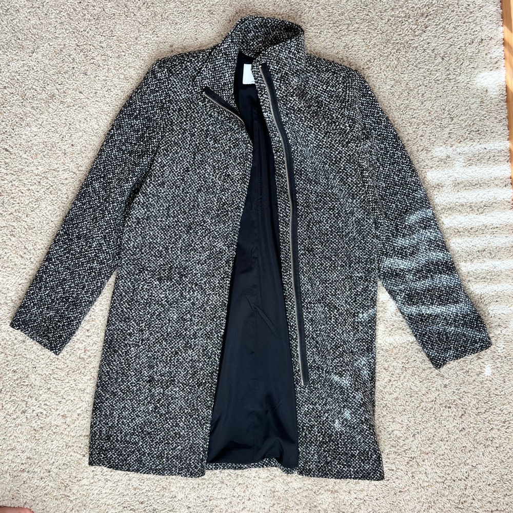 Old Navy Cocoon Marled Coat Sz S
